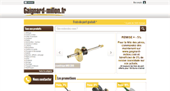 Desktop Screenshot of gaignard-millon.com